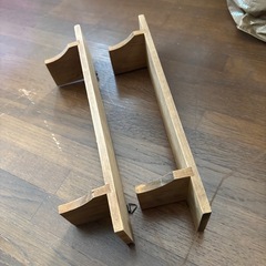  セリア 木製 飾り棚の画像