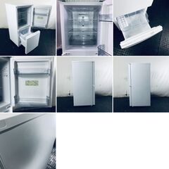 ID:re11439 シャープ SHARP 冷蔵庫 一人暮らし 中古 2023年製 2ドア 152L ホワイト ファン式 両方開き SJ-D15J-W  【リユース品：状態A】【送料無料】【設置費用無料】の画像