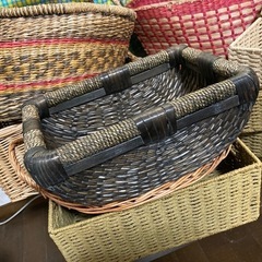 天然素材製バスケットセットの画像