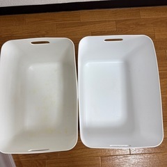 ニトリ　ボックス2個付き（専用フタ付き）の画像