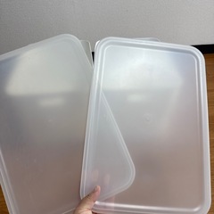ニトリ　ボックス2個付き（専用フタ付き）の画像