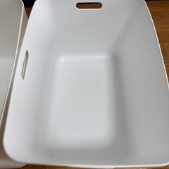 ニトリ　ボックス2個付き（専用フタ付き）の画像