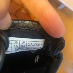 ✨美品✨ le coq sportif スニーカー ブラック 24cm相当（1〜2回使用）の画像