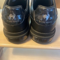 ✨美品✨ le coq sportif スニーカー ブラック 24cm相当（1〜2回使用）の画像