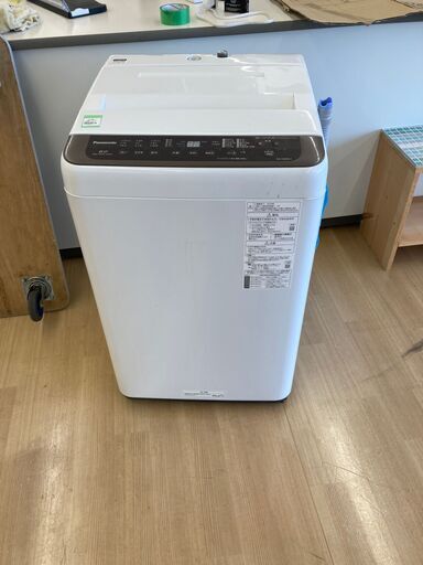 【リユースのサカイ野々市店】洗濯機 パナソニック NA-F60PB 2020年製 ※クリーニング済み 当店3ヶ月保証