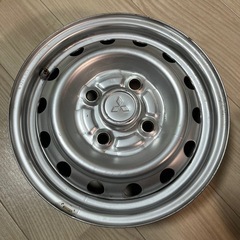 三菱　12インチ　純正ホイール3本セット　鉄ホイール　鉄チンの画像