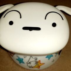 🐶クレヨンしんちゃん 陶器茶碗 ポーチ セット レアの画像
