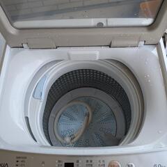 【売ります】AQUA　洗濯機　6kg　AQW-S6R　2025年製の画像