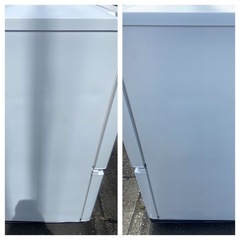 【23区近隣配送設置無料 】 H096 極美品 Hisense 2022年製 インテリア 冷蔵庫 glass door  の画像