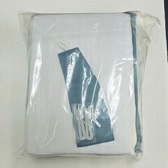 上品ブルー空間♪幅150×丈200cmのドレープカーテン1枚とレースカーテン1枚のセットの画像