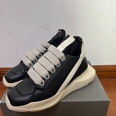 RICK OWENS GEOBASKET ジャンボレース スニーカーの画像