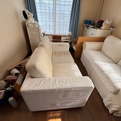 無印良品 2人がけソファの画像