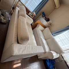 無印良品 2人がけソファの画像