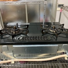 A2508-625 リンナイ 
ガステーブル　KG35NBKR 2023年製　都市ガス用　通電確認済　キズ汚れ有りの画像