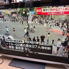 パナソニック　37インチ　液晶テレビの画像