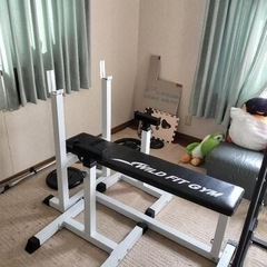Wild fit gymベンチプレスセットの画像