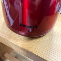 Peacock 保温ポット レッド 1Lの画像