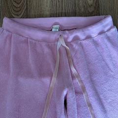 未使用に近い☆スエットパンツ☆パイル☆ベビーピンク☆S☆PJ☆オシャレ☆可愛い☆の画像