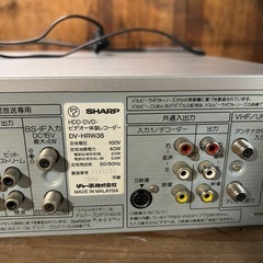 シャープ HDD付 VHS一体型DVDレコーダー DV-HRW35の画像
