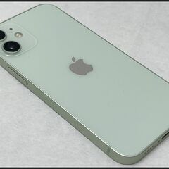 美品 SIMフリー iPhone12 mini 64GB グリーン MGAV3J/A バッテリー状態90%の画像