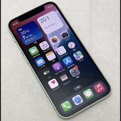 美品 SIMフリー iPhone12 mini 64GB グリーン MGAV3J/A バッテリー状態90%の画像