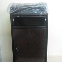 ※取引中/売約済***********　未使用/新品　組立商品　ダブルキー 宅配ボックス ポスト付き 一戸建て用 戸建 大容量 82L ダイヤル錠 宅配box 配達ボックス メールボックス 一体型 ポスト 一体型ポスト 置き配の画像
