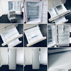 ID:rg220935 【自社配送エリア内限定】パナソニック Panasonic 冷蔵庫 ファミリー 中古 2022年製 5ドア 406L グレインベージュ ファン式 右開き NR-E418EX-N  【リユース品：状態A】【送料無料】【設置費用無料】の画像