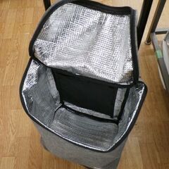 保冷カート 買い物カート グレー ショッピングカート 西岡店の画像