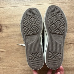 コンバース　厚底　スニーカー　黒　24.5cmの画像