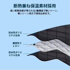 ジムニーシエラ車の日除カバーセットの画像
