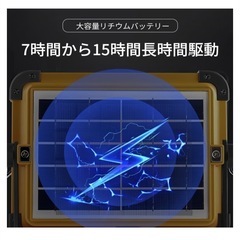 投光器 led ソーラー充電 キャンプ 夜釣り 緊急 作業灯 防災 防水 の画像