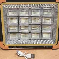投光器 led ソーラー充電 キャンプ 夜釣り 緊急 作業灯 防災 防水 の画像