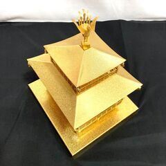 金色　お城　置物　オブジェの画像