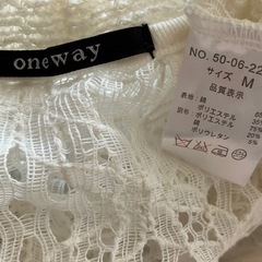 ［one way］総レースボレロカーディガンMの画像