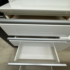 【ジャングルジャングル滋賀草津店】ジモティ来店特価‼ 食器棚　ニトリ　ホワイト　J-250884の画像