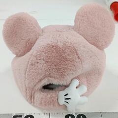 0821-257 ディズニー　ミッキー　耳　帽子　ファンキャップ　ピンク　の画像