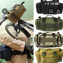 クロスボディバッグ　迷彩柄　新品未使用の画像