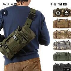クロスボディバッグ　迷彩柄　新品未使用の画像