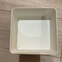 山崎実業 蓋付きティッシュケース リン RIN S ナチュラルの画像
