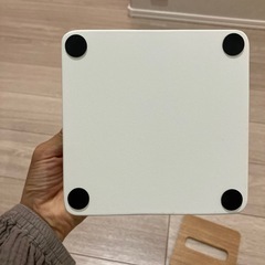 山崎実業 蓋付きティッシュケース リン RIN S ナチュラルの画像