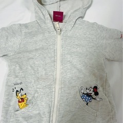 ベビー服ディズニーパーカーの画像