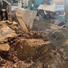 現場住所　恵庭市漁太　　土木工事作業員募集！長期現場　冬場も常用稼働あります！の画像