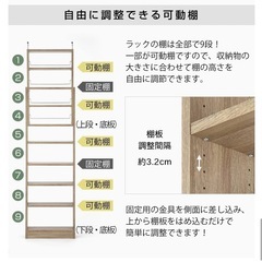 ぼん家具 本棚 大容量 幅60 つっぱり 壁面
収納 薄型 奥行19cm 収納棚 つっぱりラック 高さ調節 地震対策 ウォールナットの画像