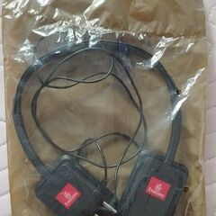 【非売品】　未開封・未使用 エミレーツ航空　Emirates 機内用ヘッドフォンの画像