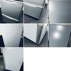 ID:rg220943 【自社配送エリア内限定】シャープ SHARP 冷蔵庫 ファミリー 中古 2018年製 3ドア 350L シルバー ファン式 両方開き SJ-W351D-S  【リユース品：状態B】【送料無料】【設置費用無料】の画像