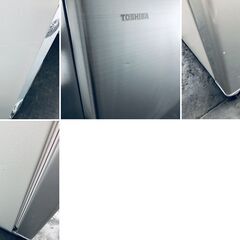 ID:rg220944 【自社配送エリア内限定】東芝 TOSHIBA 冷蔵庫 ファミリー 中古 2020年製 3ドア 330L シルバー ファン式 右開き GR-S33S(S)  【リユース品：状態C】【送料無料】【設置費用無料】の画像