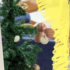 クリスマスツリー　オーナメント込みの画像