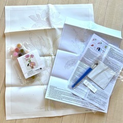蓮の花 塗り絵キット 大人の塗り絵　ペイントバイナンバー　数字絵キットの画像