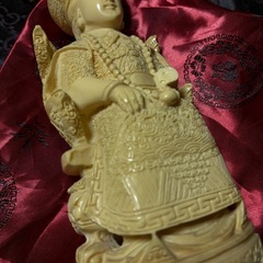 仏教美術 柘植 細工彫刻の画像