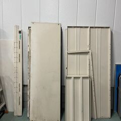 INABA イナバ物置 スチール製 物置 3段 収納庫 MAN-10E 幅177cm×奥行66cm×高さ193cm の画像